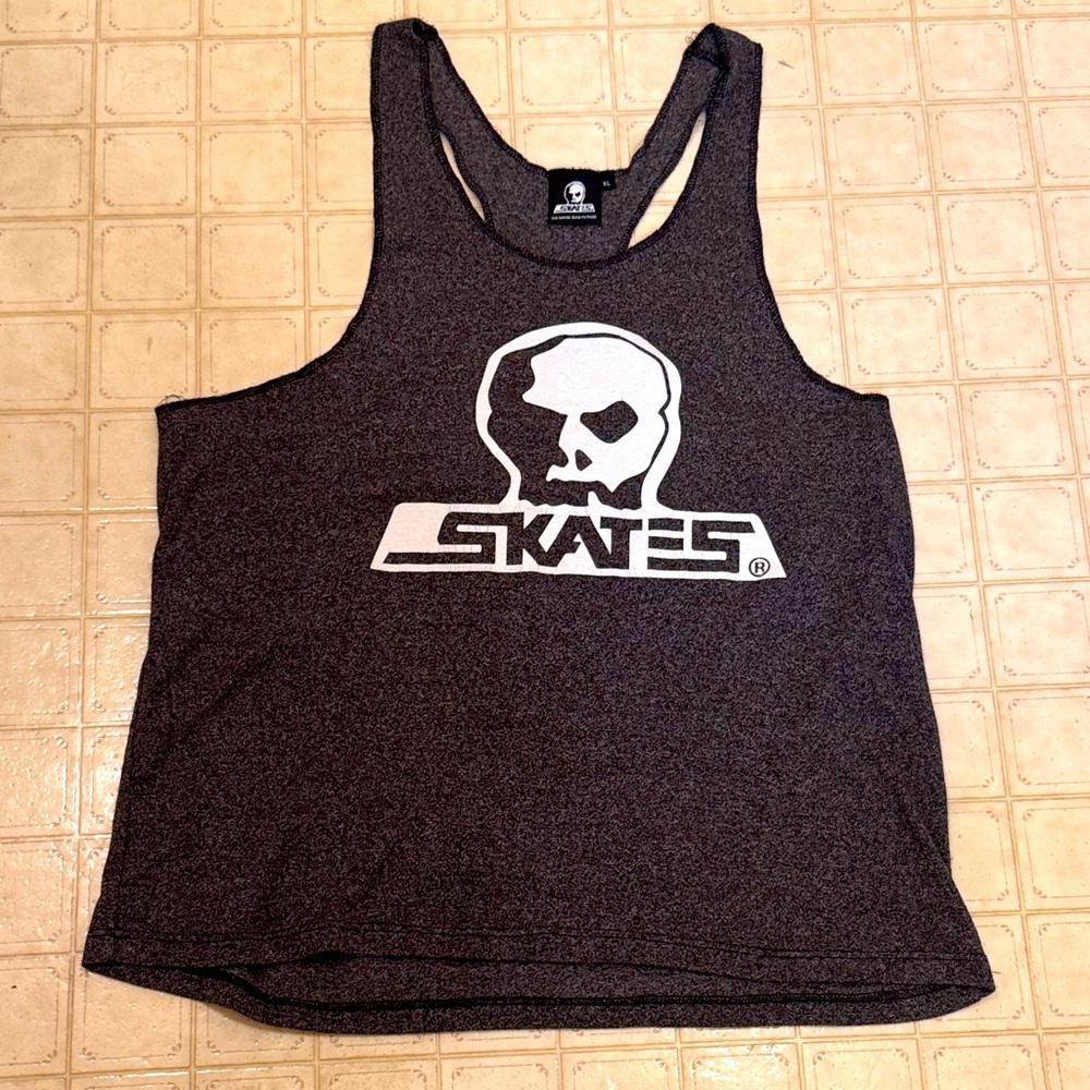 Grumbler Low Cut Charcoal Heather Tank Top
